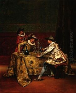 Die Drei Musketiere by Adolphe Alexandre Lesrel