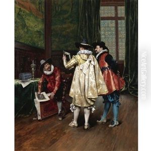 Les Connaisseurs by Adolphe Alexandre Lesrel