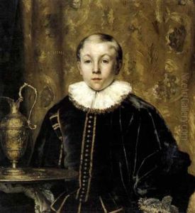 Portrait D'enfant En Costume Renaissance