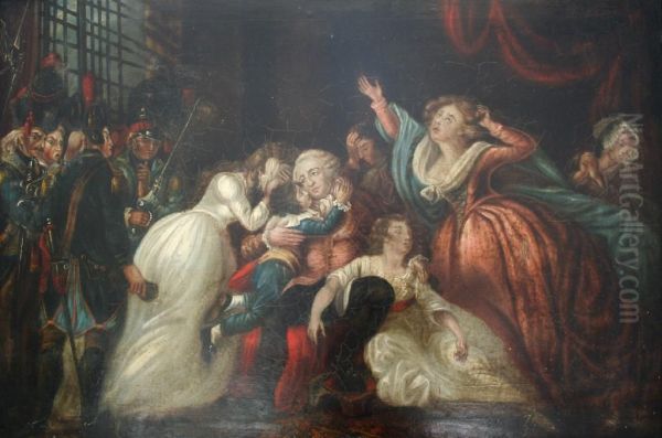 The Last Interview Of Louis Xvi With His Family - view 1