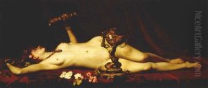 Bacchante Enivree by Adolphe Alexandre Lesrel