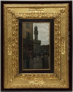 Florence, Piazza Della Signoria by Giovanni Lessi