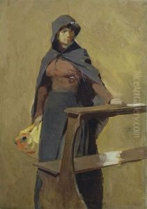 Figura Di Donna by Tito Lessi