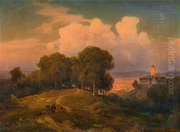 Evening Mood With A Castle - view 1