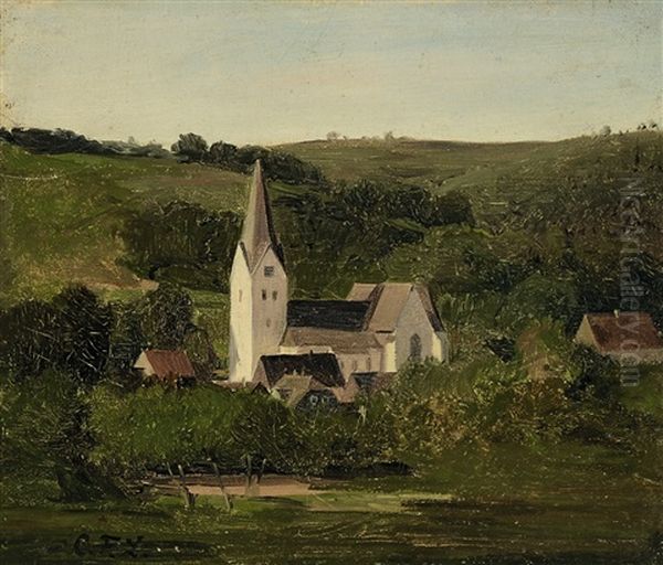 Landschaft Mit Kirche - view 1