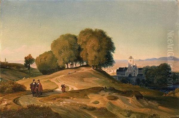 Das Kloster Oberhalb Des Tals - view 1