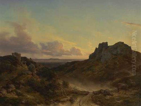 Harzlandschaft Im Abendlicht - view 1