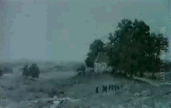 Weite Lanmdschaft Mit Einer Kapelle - view 1