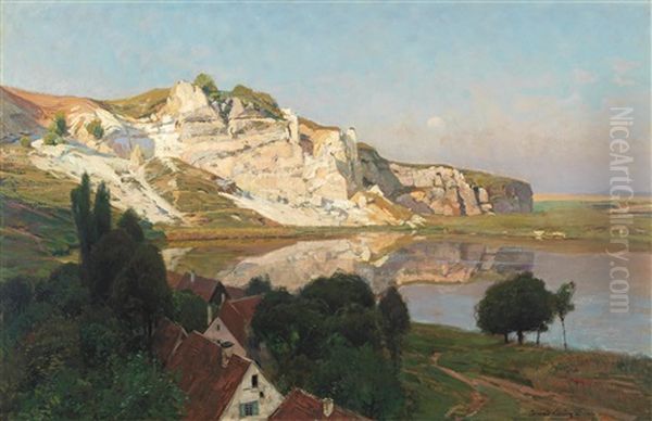 Rocky Peaks On The Neuhofer Teich (on The Harz) - view 1