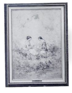 Flower Girls by Emile Lessore