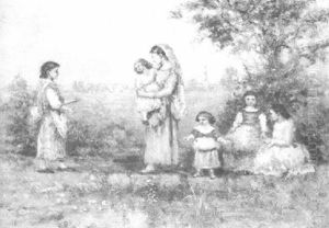 Pastoral Scene by Emile Lessore