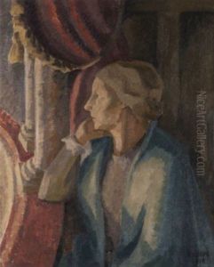 Lady At The Theatre by Therese Lessore