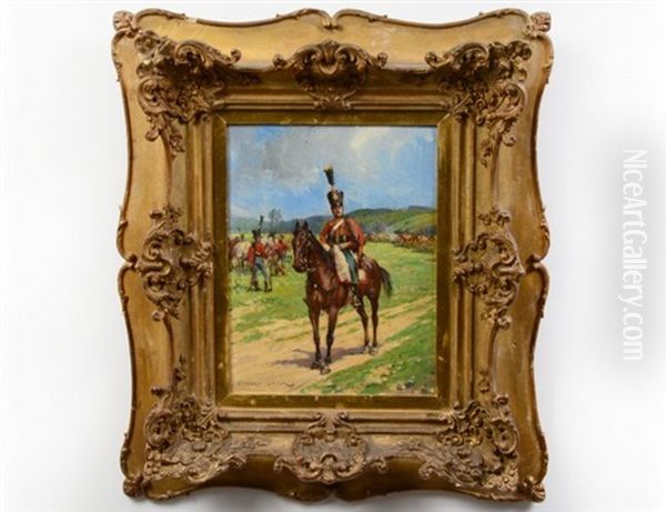 Soldier On Horseback - view 1