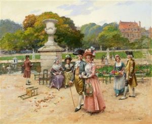 Ein Nachmittag Im Park (versailles?) Ein Nachmittag Im Park (versailles?)