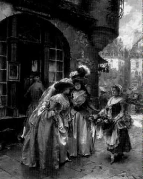 Flower Vendor, Paris - view 1
