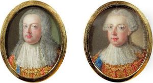 Miniaturenpaar: Kaiser Franz I. Stefan Und Kaiser Joseph Ii. Miniaturenpaar: Kaiser Franz I. Stefan Und Kaiser Joseph Ii.