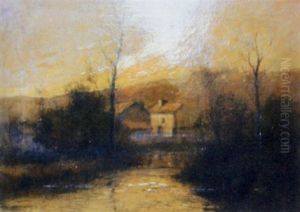 Maisons Dans Le Crepuscule by Raymond Letourneur Dubreuil