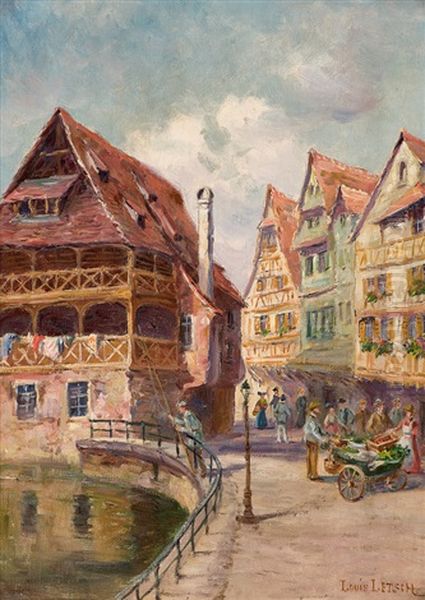 Narrow Street In Strasbourg - view 1