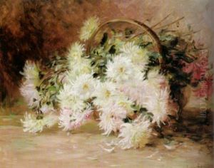 Korb Mit Chrysanthemenbluten