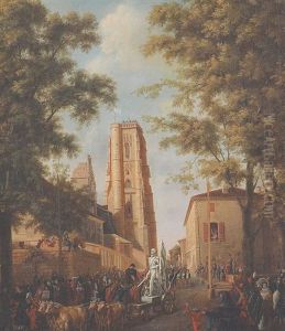 Ceremonie En L'honneur De L'erection De La Statue Du Marechal Lannes A Lectoure