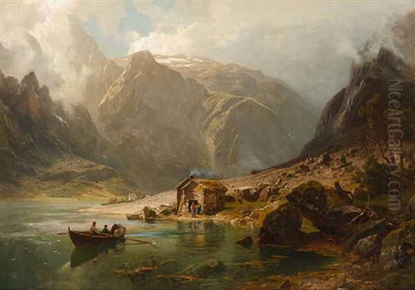 Fischerfamilie In Ihrer Hutte Am Fjord - view 1