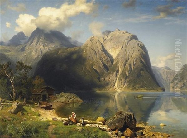 Blick Auf Den Konigssee, Figurenstaffage - view 1