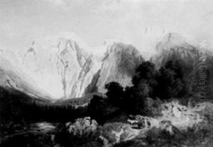 Blick Auf Bergmassiv In Den Bayrischen Alpen Blick Auf Bergmassiv In Den Bayrischen Alpen