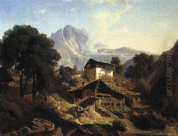 A Landscape In The Alps - view 1
