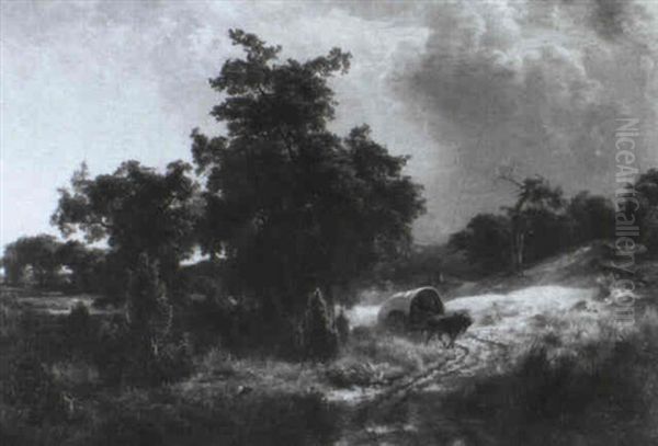 Romantische Bergige Waldlandschaft - view 1