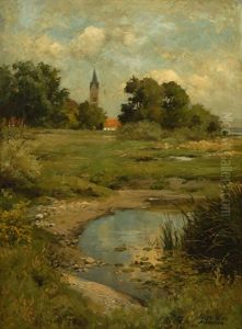 View Of Munich by Oskar Leu