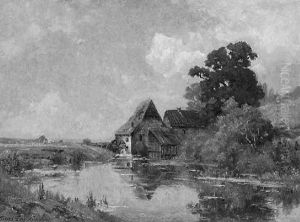 Muhle In Landschaft