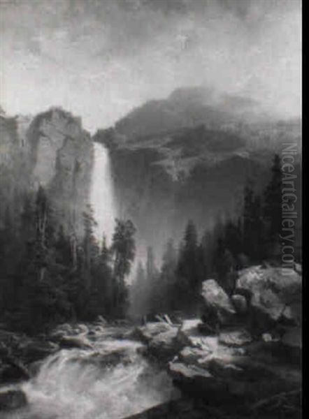 Wasserfall Im Hochgebirge - view 1