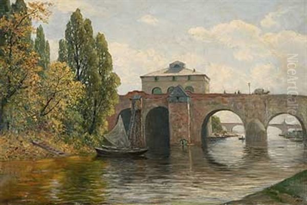 Alte Brucke Mit Bruckenhaus - view 1