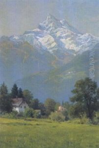 Fruhlingslandschaft by Otto-Friedrich Leu