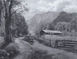 Reiteralm In Der Ramsau by Otto-Friedrich Leu