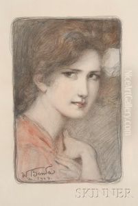 Portrait Of A Brunette Beauty