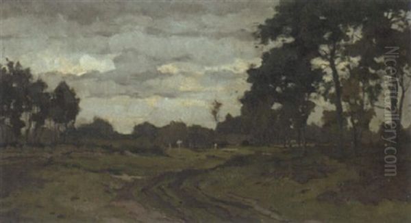 Landstrase Vor Dem Dorf, Abendstimmung - view 1