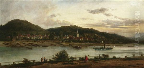 Die Elbe Bei Bad Schandau - view 1