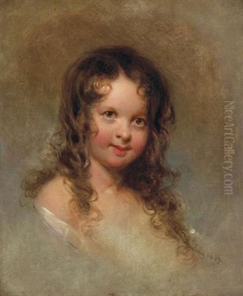 Bust Of A Young Girl - view 1