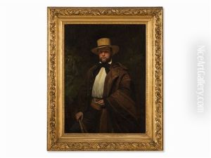 Portrait Friedrich W. Huetz by Emanuel Leutze