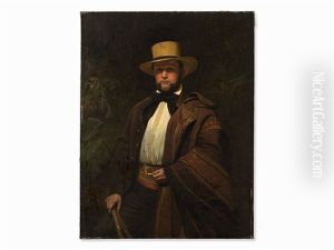 Portrait Friedrich W. Huetz by Emanuel Leutze