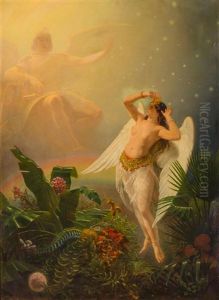 Paradise And The Peri by Emanuel Leutze