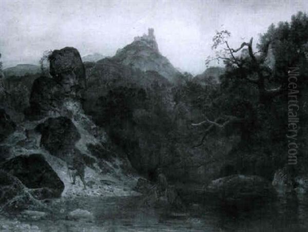 A Mountain Pass - view 1
