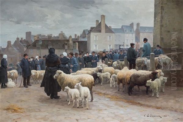 Brittany Sheep Market - view 1