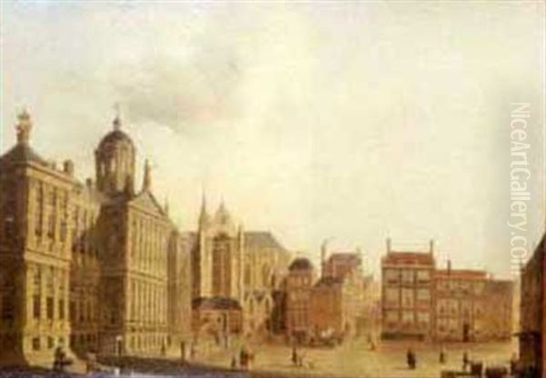 Daily Activities On The Dam, Amsterdam - view 1