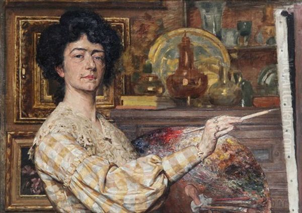 Artist In Her Studio - view 1
