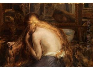 Ruckenakt by Auguste (Maurice Francois Giuslain) Leveque