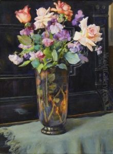 Floral Still-life by Vassilij Filippovich Levi
