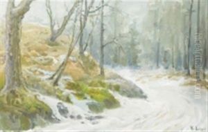 Vinter I Skogen by Vassilij Filippovich Levi