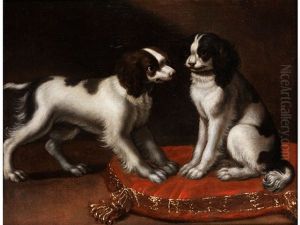 Zwei Cavalier King Charles Spaniel by Reynaud Levieux